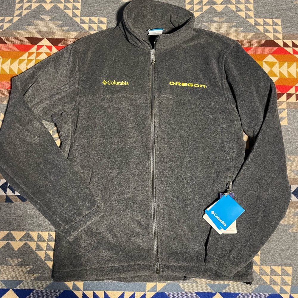 NWT Oregon Ducks Columbia Fleece jacket